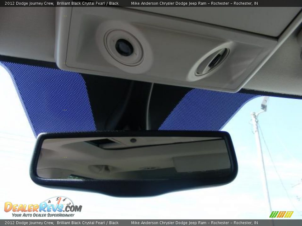 2012 Dodge Journey Crew Brilliant Black Crystal Pearl / Black Photo #32
