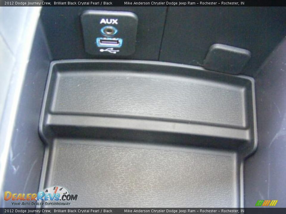 2012 Dodge Journey Crew Brilliant Black Crystal Pearl / Black Photo #36