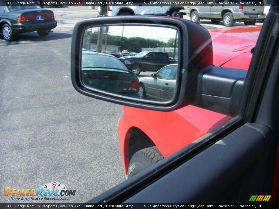 2012 Dodge Ram 1500 Sport Quad Cab 4x4 Flame Red / Dark Slate Gray Photo #21