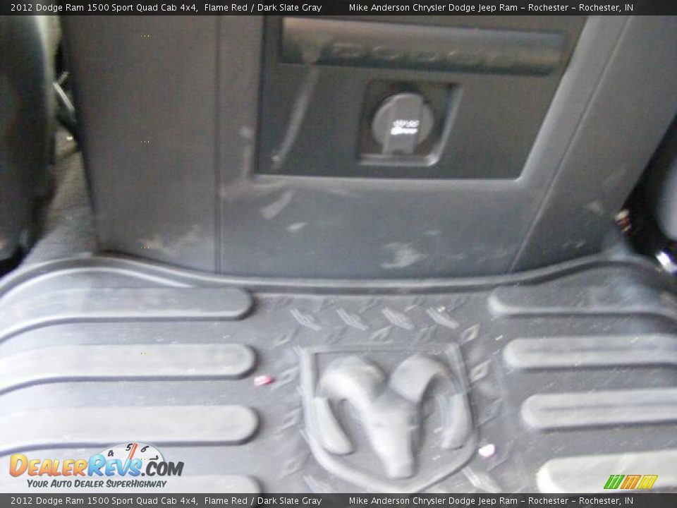 2012 Dodge Ram 1500 Sport Quad Cab 4x4 Flame Red / Dark Slate Gray Photo #22