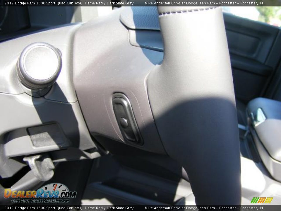 2012 Dodge Ram 1500 Sport Quad Cab 4x4 Flame Red / Dark Slate Gray Photo #24