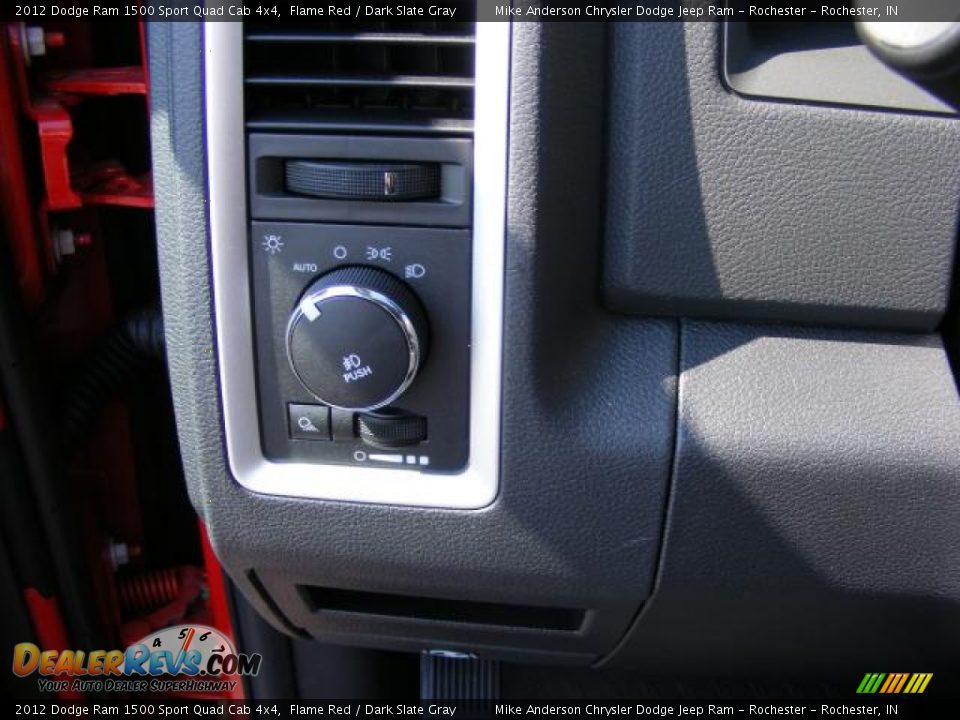 2012 Dodge Ram 1500 Sport Quad Cab 4x4 Flame Red / Dark Slate Gray Photo #25
