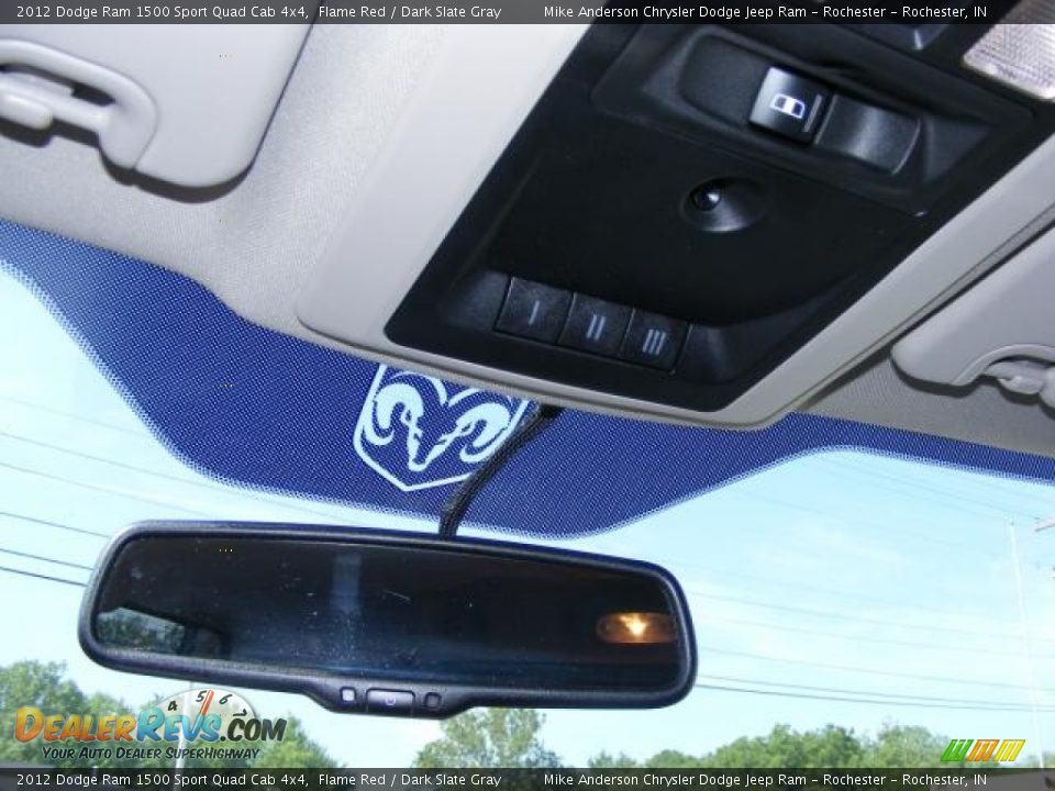 2012 Dodge Ram 1500 Sport Quad Cab 4x4 Flame Red / Dark Slate Gray Photo #28
