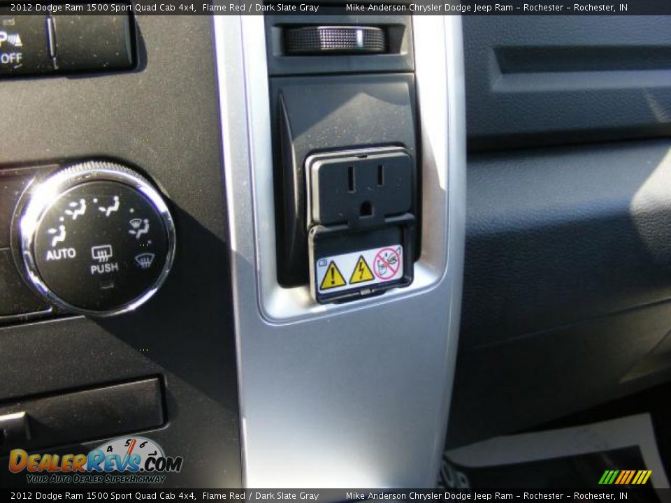 2012 Dodge Ram 1500 Sport Quad Cab 4x4 Flame Red / Dark Slate Gray Photo #30