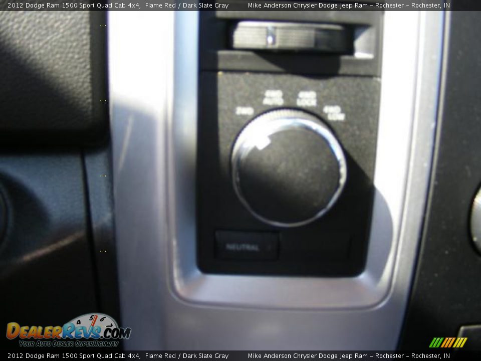 2012 Dodge Ram 1500 Sport Quad Cab 4x4 Flame Red / Dark Slate Gray Photo #31