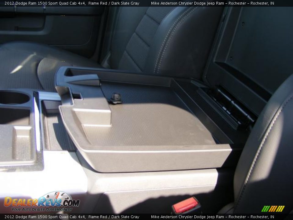 2012 Dodge Ram 1500 Sport Quad Cab 4x4 Flame Red / Dark Slate Gray Photo #32