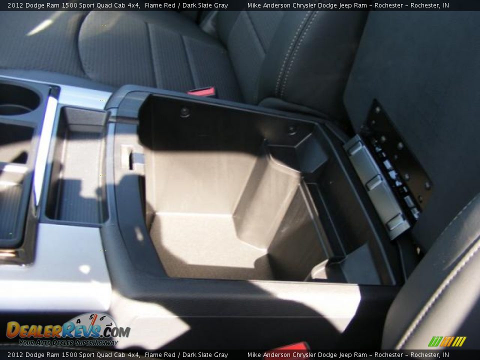 2012 Dodge Ram 1500 Sport Quad Cab 4x4 Flame Red / Dark Slate Gray Photo #33