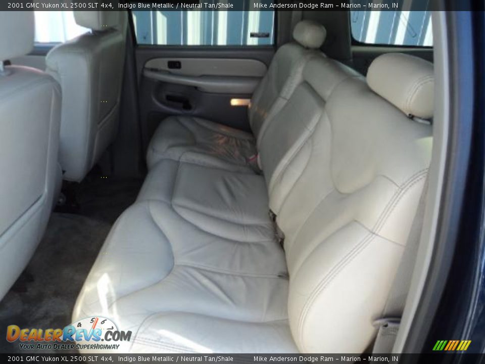 2001 GMC Yukon XL 2500 SLT 4x4 Indigo Blue Metallic / Neutral Tan/Shale Photo #7