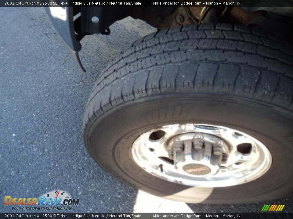 2001 GMC Yukon XL 2500 SLT 4x4 Indigo Blue Metallic / Neutral Tan/Shale Photo #8