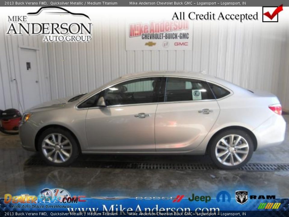2013 Buick Verano FWD Quicksilver Metallic / Medium Titanium Photo #1