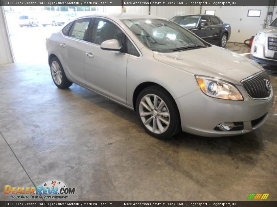 2013 Buick Verano FWD Quicksilver Metallic / Medium Titanium Photo #2