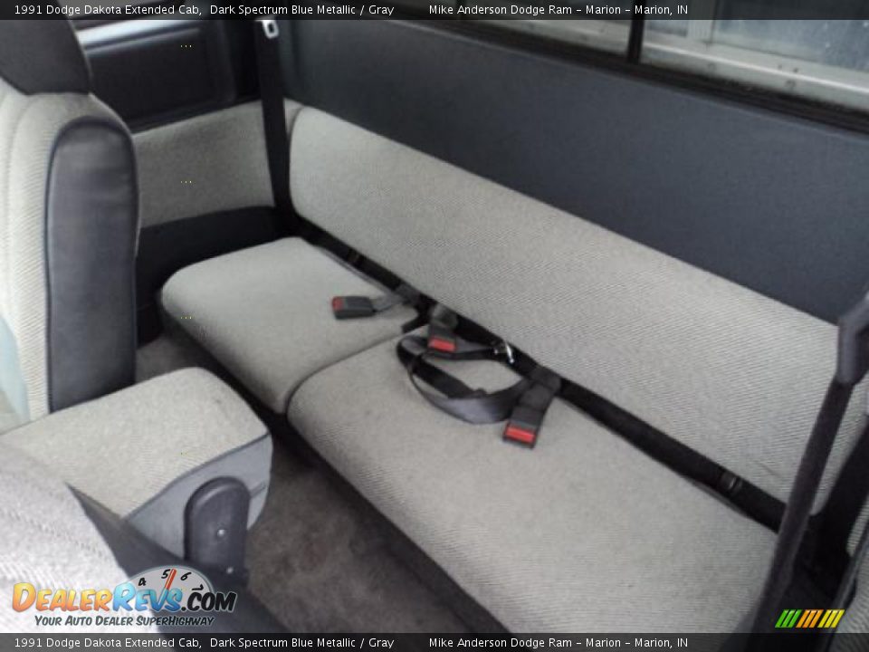 Rear Seat of 1991 Dodge Dakota Extended Cab Photo #7