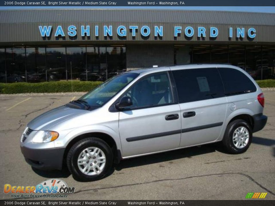 2006 Dodge Caravan SE Bright Silver Metallic / Medium Slate Gray Photo #1