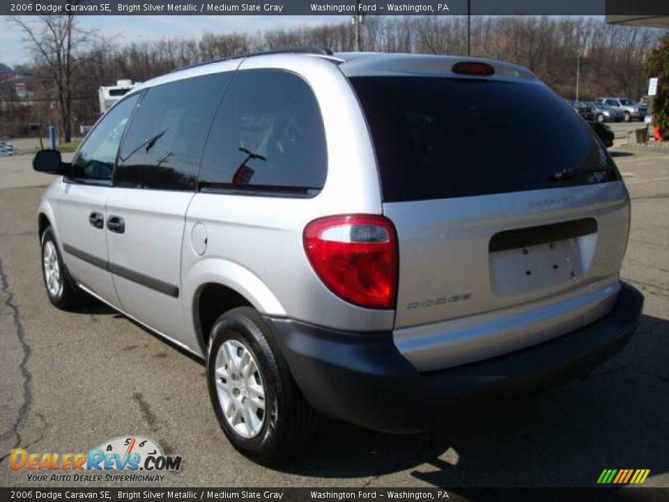 2006 Dodge Caravan SE Bright Silver Metallic / Medium Slate Gray Photo #2