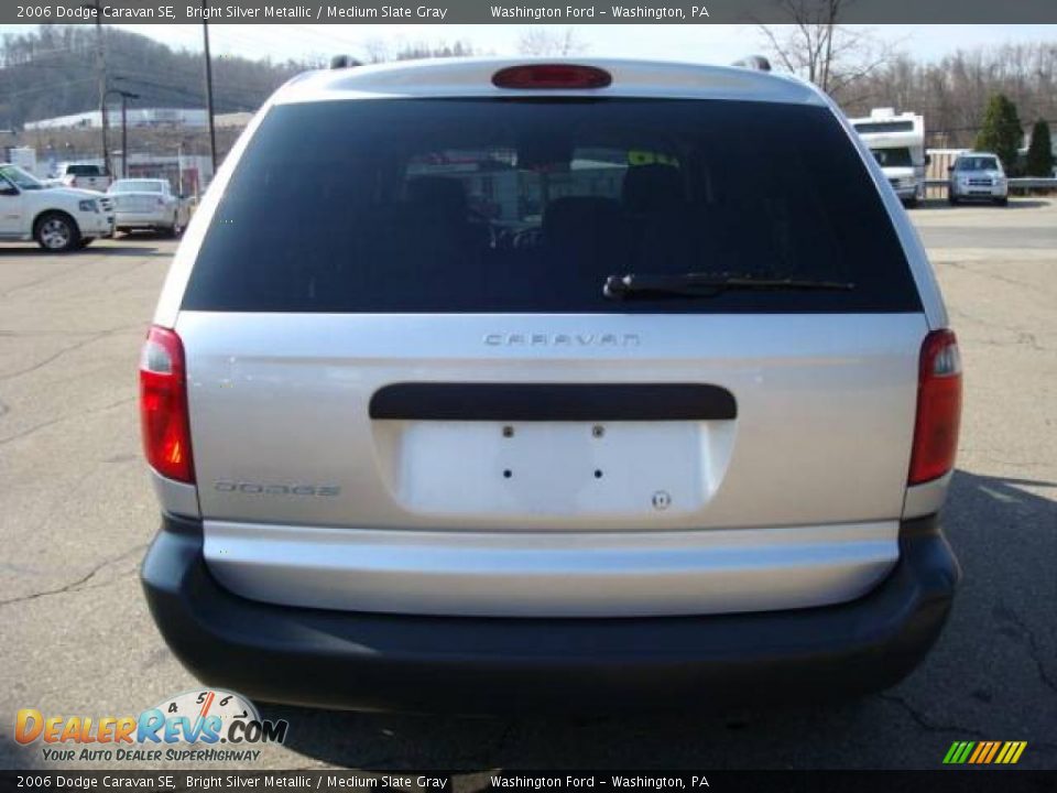 2006 Dodge Caravan SE Bright Silver Metallic / Medium Slate Gray Photo #3