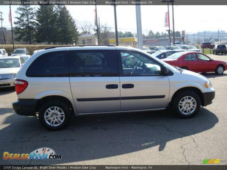 2006 Dodge Caravan SE Bright Silver Metallic / Medium Slate Gray Photo #5