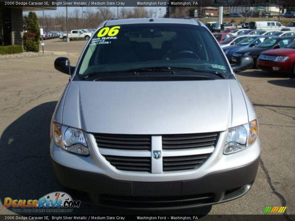 2006 Dodge Caravan SE Bright Silver Metallic / Medium Slate Gray Photo #7