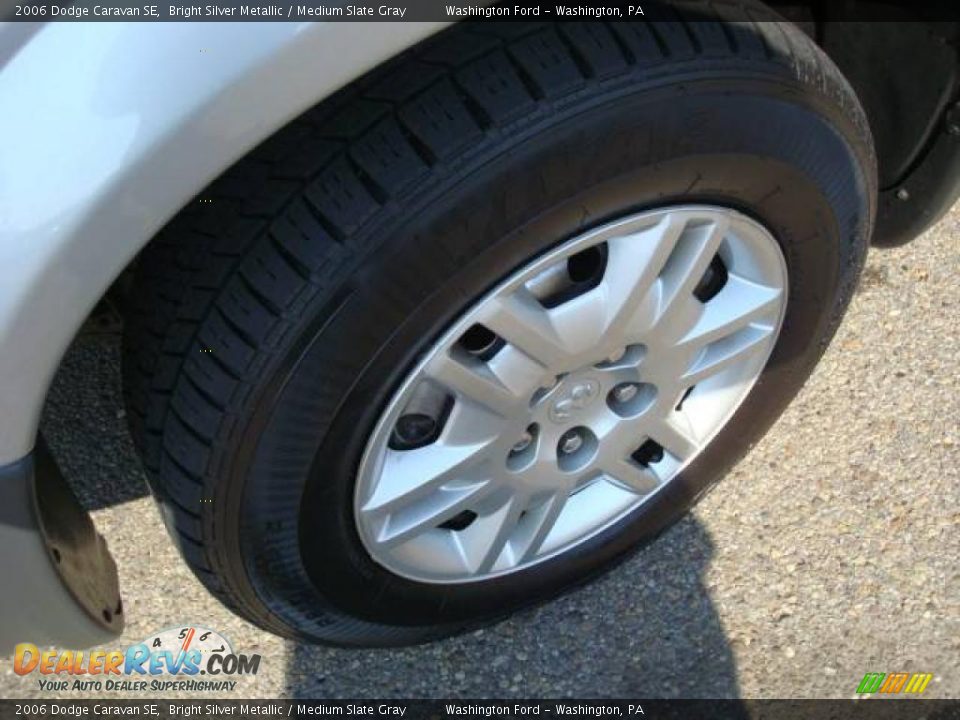 2006 Dodge Caravan SE Bright Silver Metallic / Medium Slate Gray Photo #9