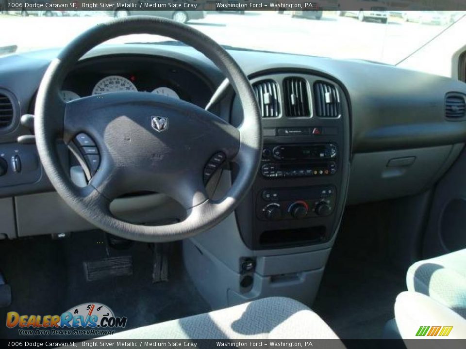 2006 Dodge Caravan SE Bright Silver Metallic / Medium Slate Gray Photo #13