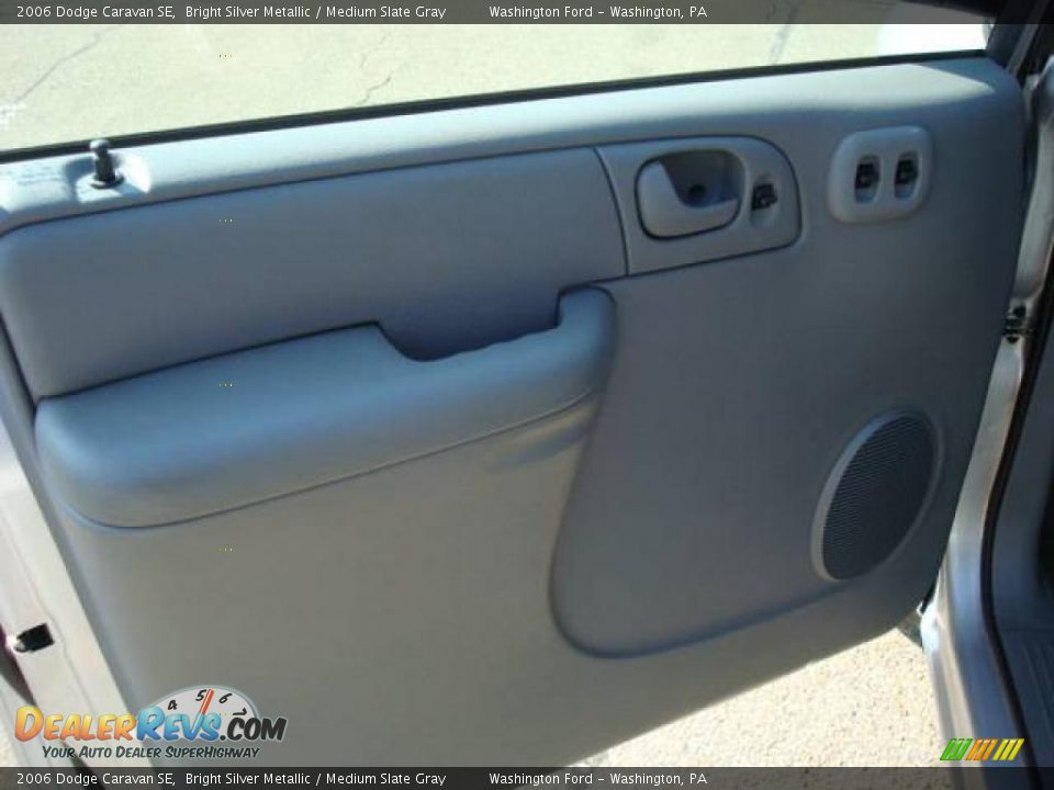 2006 Dodge Caravan SE Bright Silver Metallic / Medium Slate Gray Photo #14