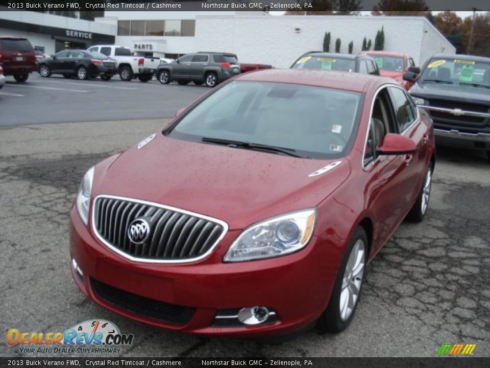 2013 Buick Verano FWD Crystal Red Tintcoat / Cashmere Photo #2