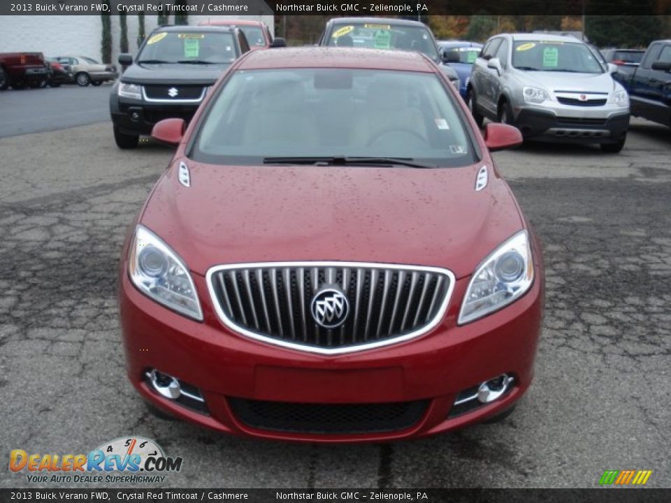 2013 Buick Verano FWD Crystal Red Tintcoat / Cashmere Photo #3