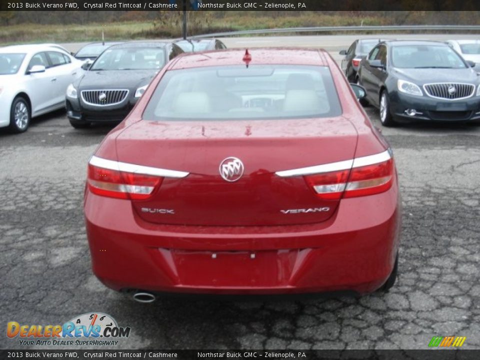 2013 Buick Verano FWD Crystal Red Tintcoat / Cashmere Photo #7