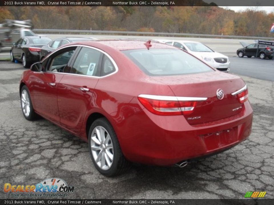 2013 Buick Verano FWD Crystal Red Tintcoat / Cashmere Photo #8