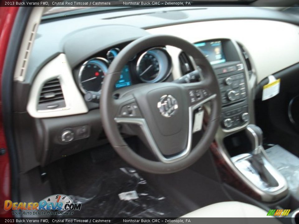 2013 Buick Verano FWD Crystal Red Tintcoat / Cashmere Photo #10
