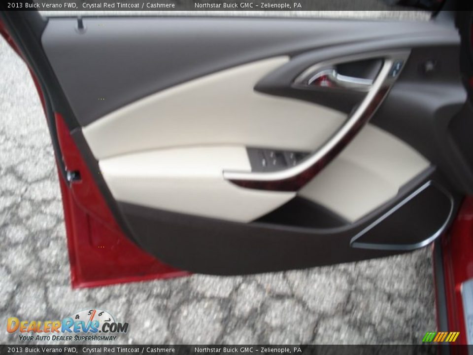 2013 Buick Verano FWD Crystal Red Tintcoat / Cashmere Photo #12