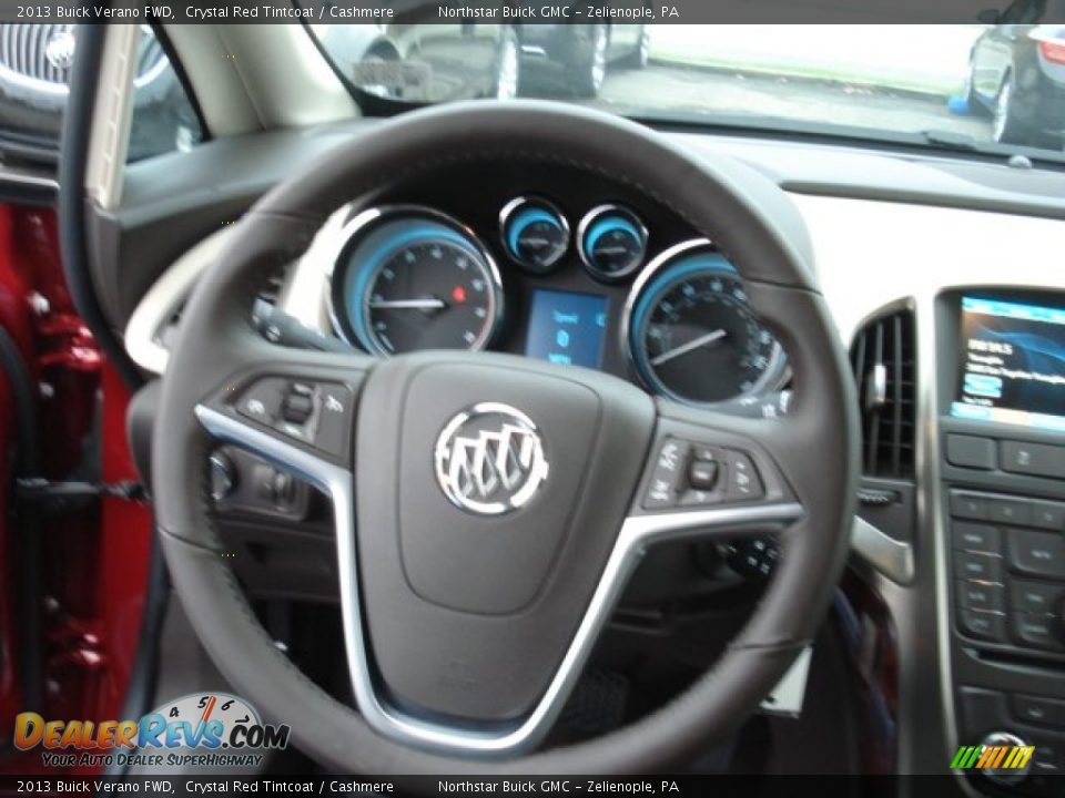 2013 Buick Verano FWD Crystal Red Tintcoat / Cashmere Photo #18