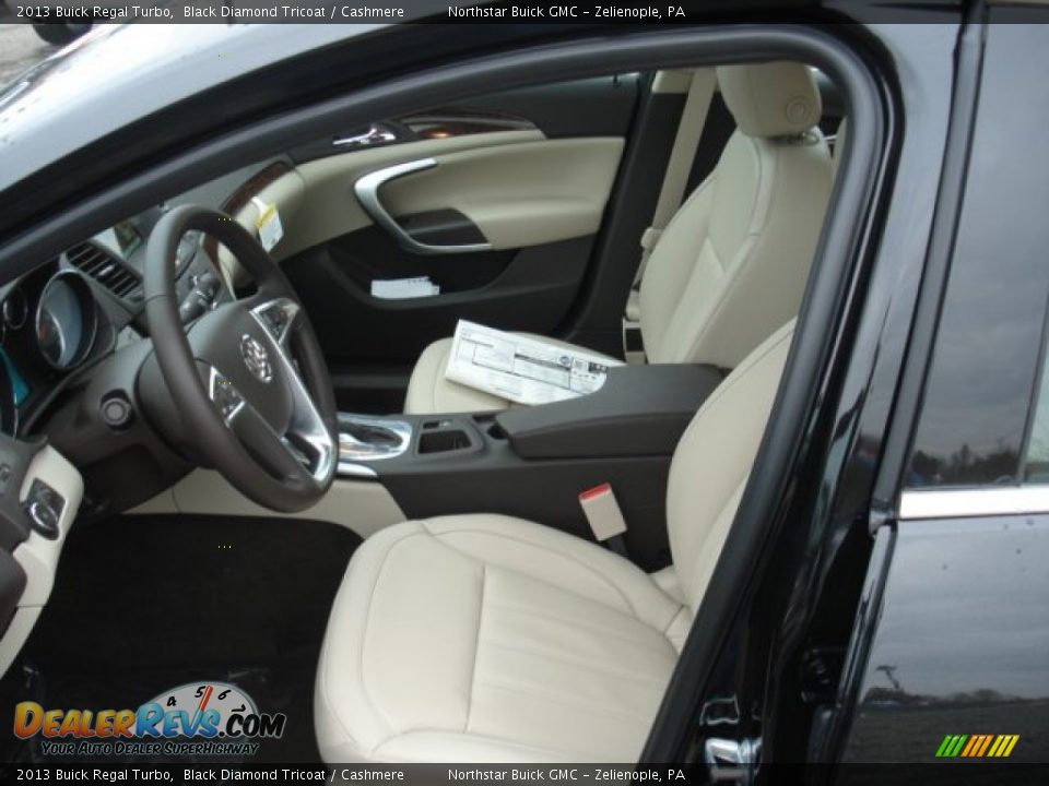 2013 Buick Regal Turbo Black Diamond Tricoat / Cashmere Photo #11