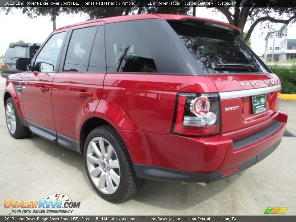 2013 Land Rover Range Rover Sport HSE Firenze Red Metallic / Almond Photo #8