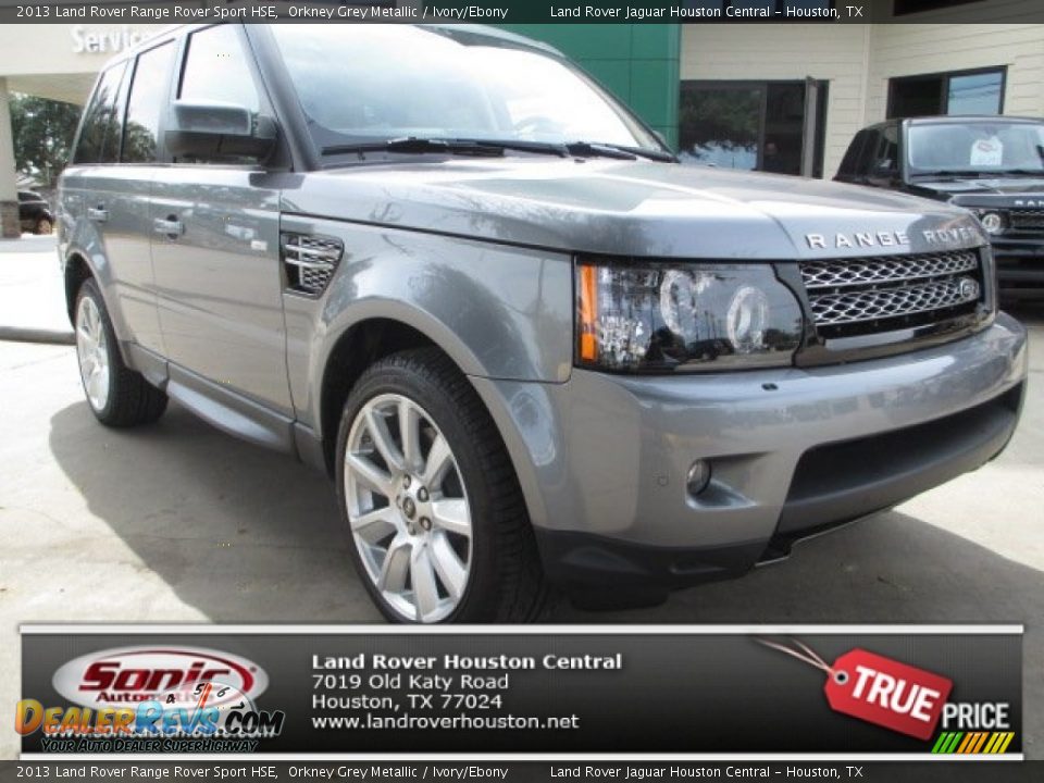 2013 Land Rover Range Rover Sport HSE Orkney Grey Metallic / Ivory/Ebony Photo #1