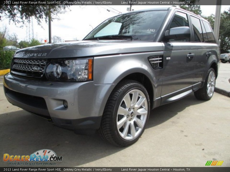 2013 Land Rover Range Rover Sport HSE Orkney Grey Metallic / Ivory/Ebony Photo #5