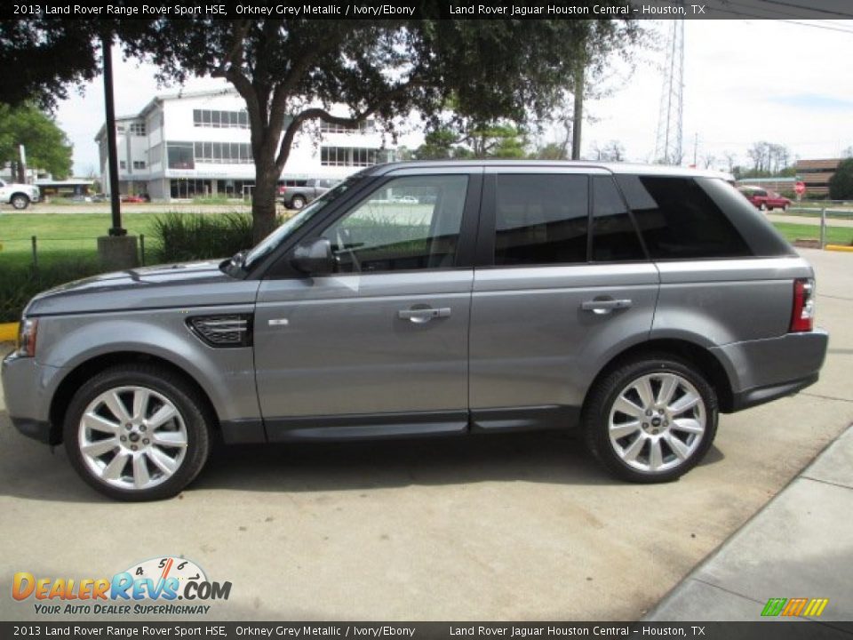 2013 Land Rover Range Rover Sport HSE Orkney Grey Metallic / Ivory/Ebony Photo #6