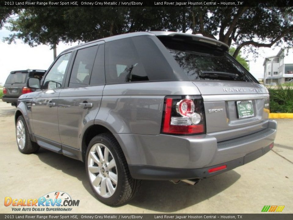2013 Land Rover Range Rover Sport HSE Orkney Grey Metallic / Ivory/Ebony Photo #7