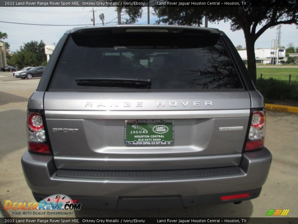 2013 Land Rover Range Rover Sport HSE Orkney Grey Metallic / Ivory/Ebony Photo #8