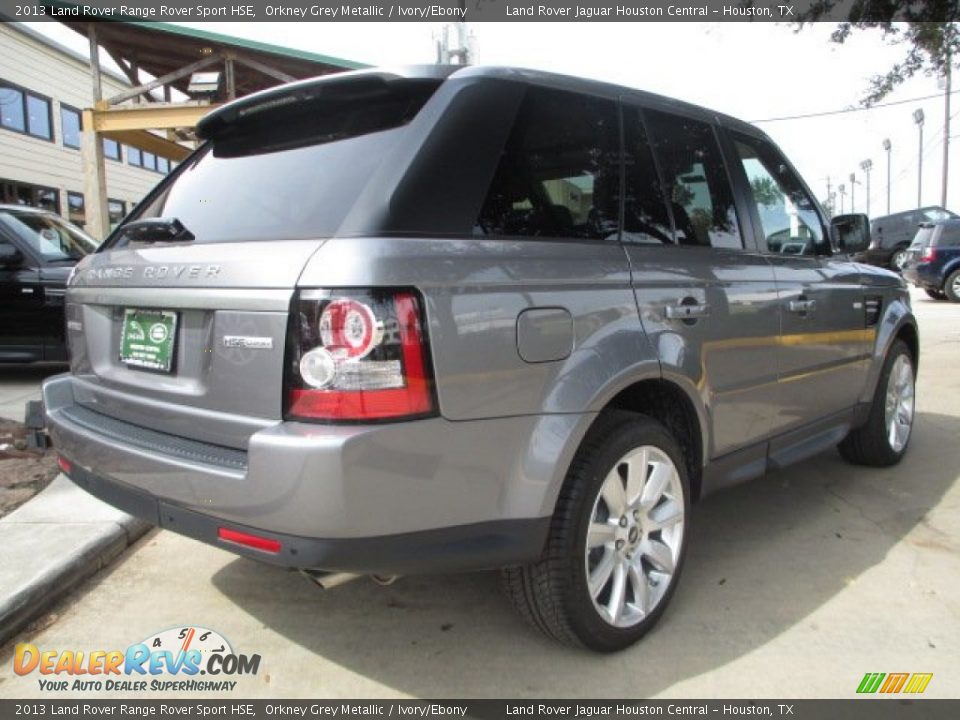 2013 Land Rover Range Rover Sport HSE Orkney Grey Metallic / Ivory/Ebony Photo #9