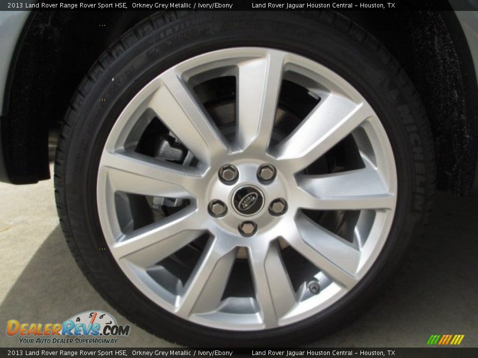 2013 Land Rover Range Rover Sport HSE Orkney Grey Metallic / Ivory/Ebony Photo #10