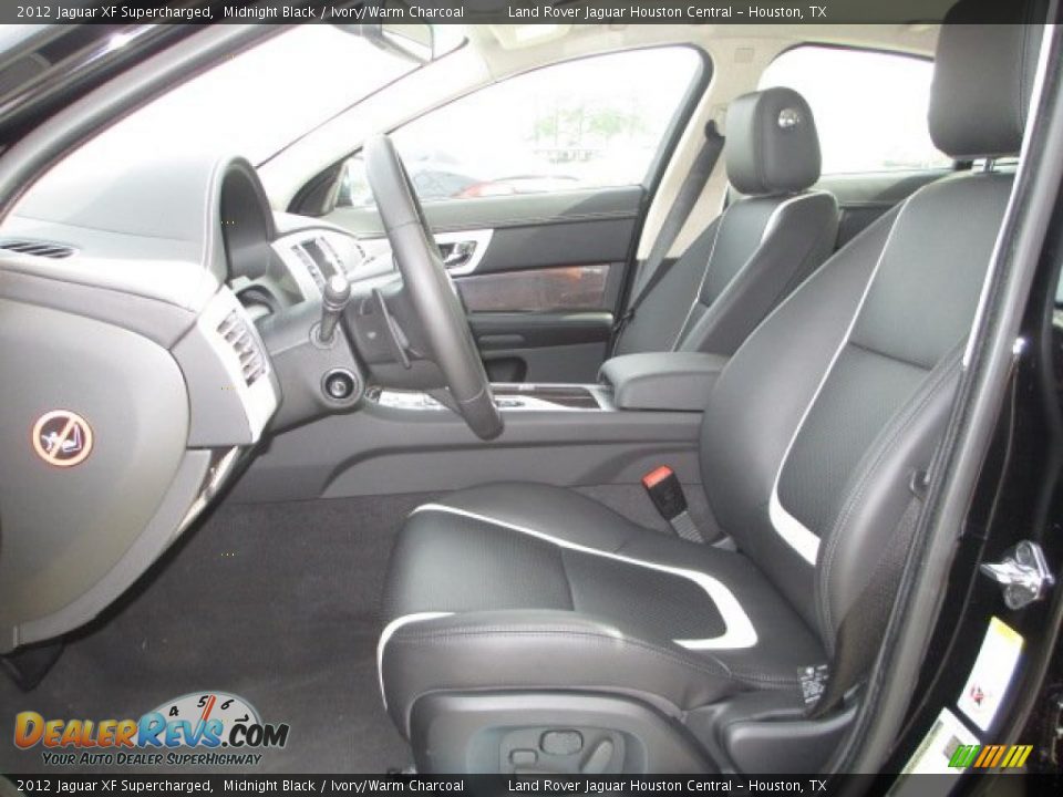 Front Seat of 2012 Jaguar XF Supercharged Photo #2
