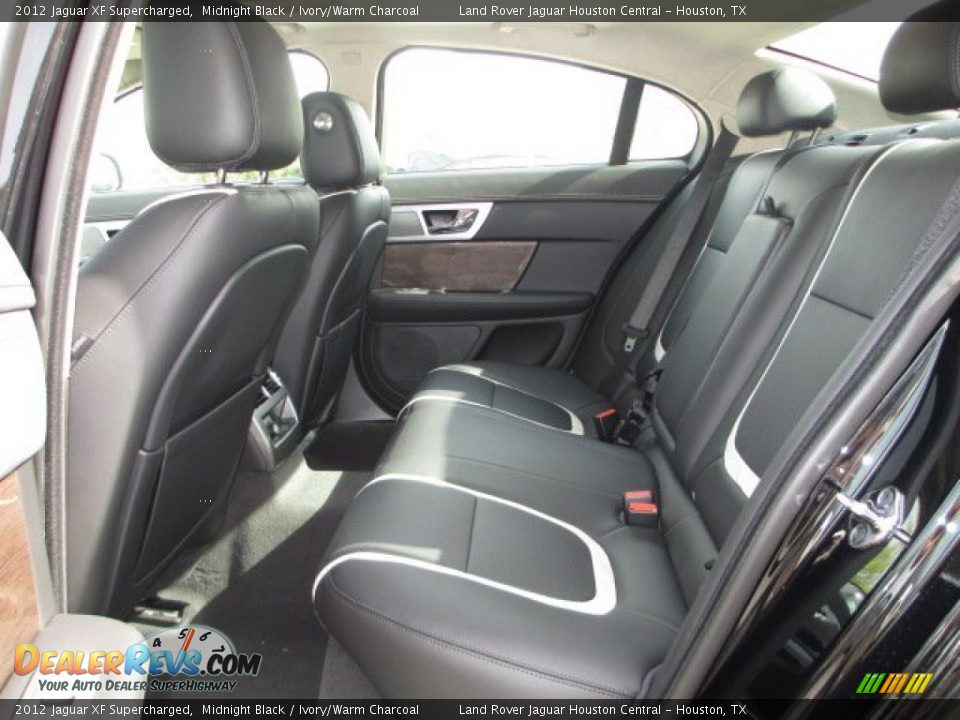 Rear Seat of 2012 Jaguar XF Supercharged Photo #4