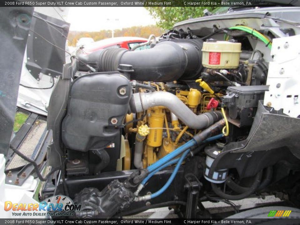 2008 Ford F650 Super Duty XLT Crew Cab Custom Passenger 7.2 Liter Caterpillar C7 Turbo-Diesel Inline 6 Engine Photo #15