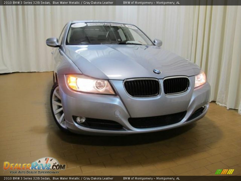 2010 BMW 3 Series 328i Sedan Blue Water Metallic / Gray Dakota Leather Photo #3