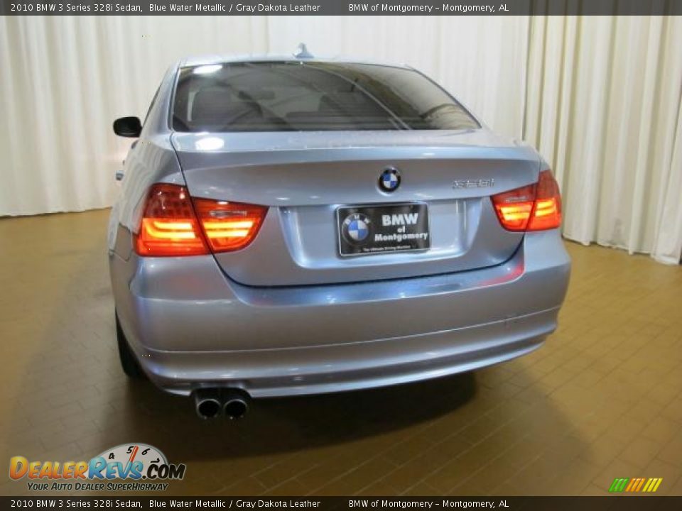 2010 BMW 3 Series 328i Sedan Blue Water Metallic / Gray Dakota Leather Photo #7