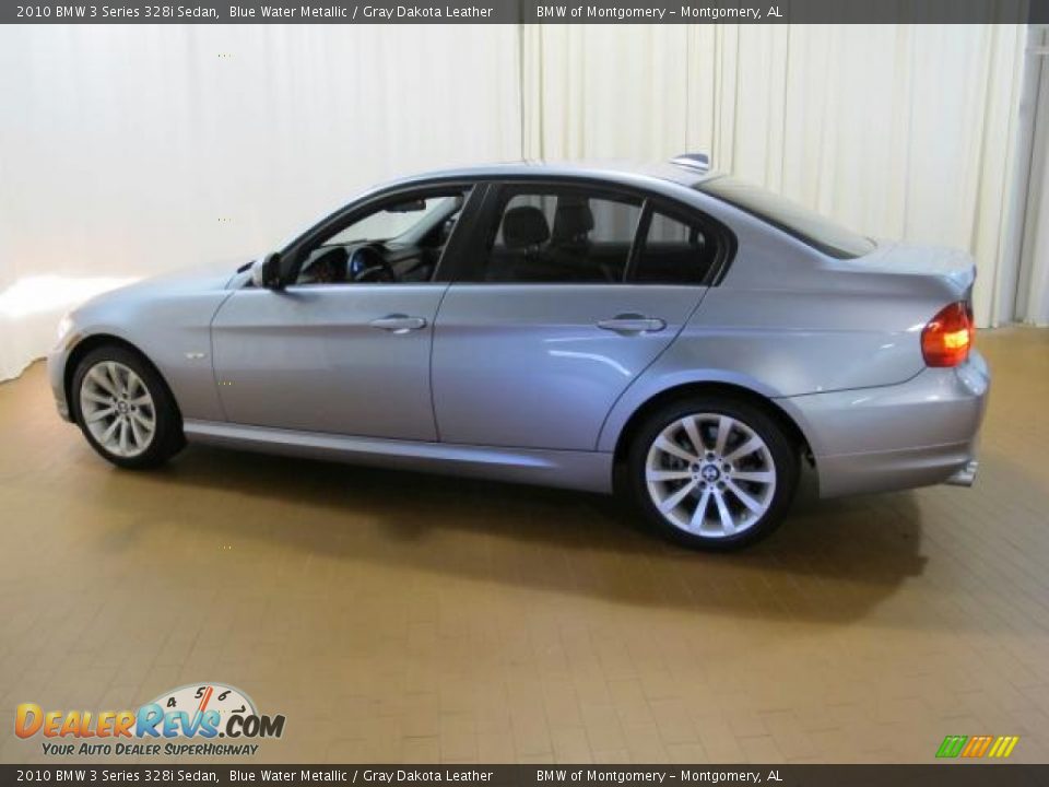2010 BMW 3 Series 328i Sedan Blue Water Metallic / Gray Dakota Leather Photo #8