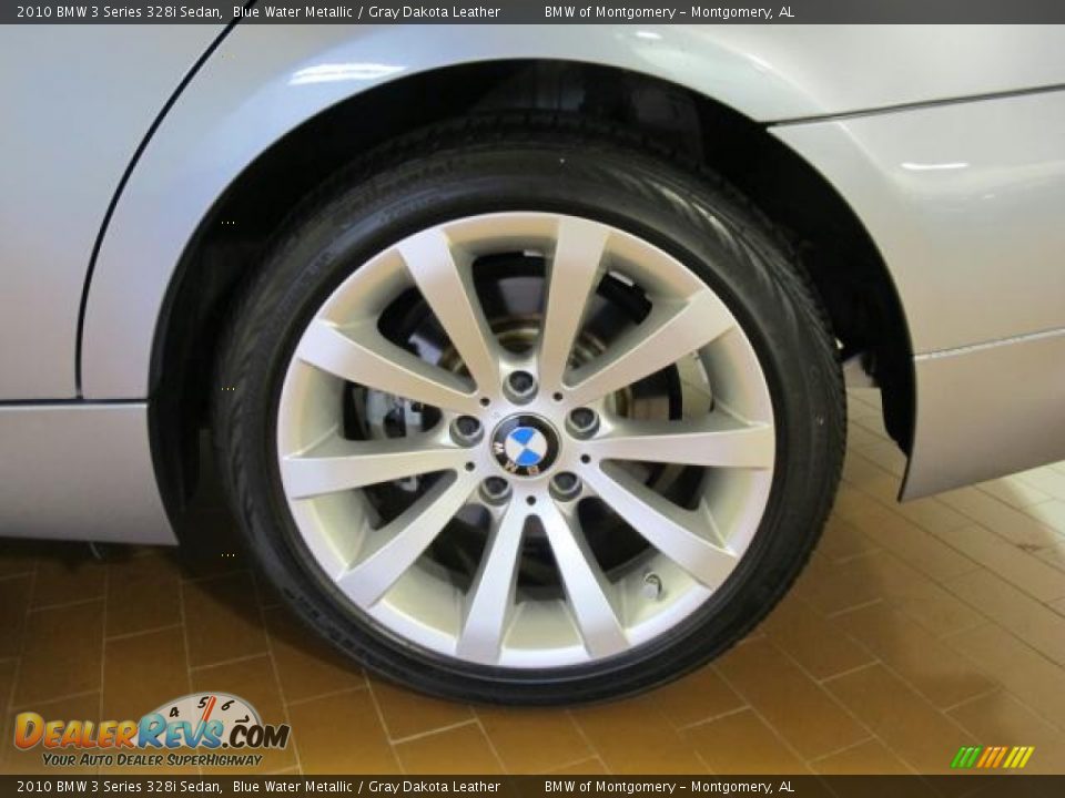 2010 BMW 3 Series 328i Sedan Blue Water Metallic / Gray Dakota Leather Photo #10