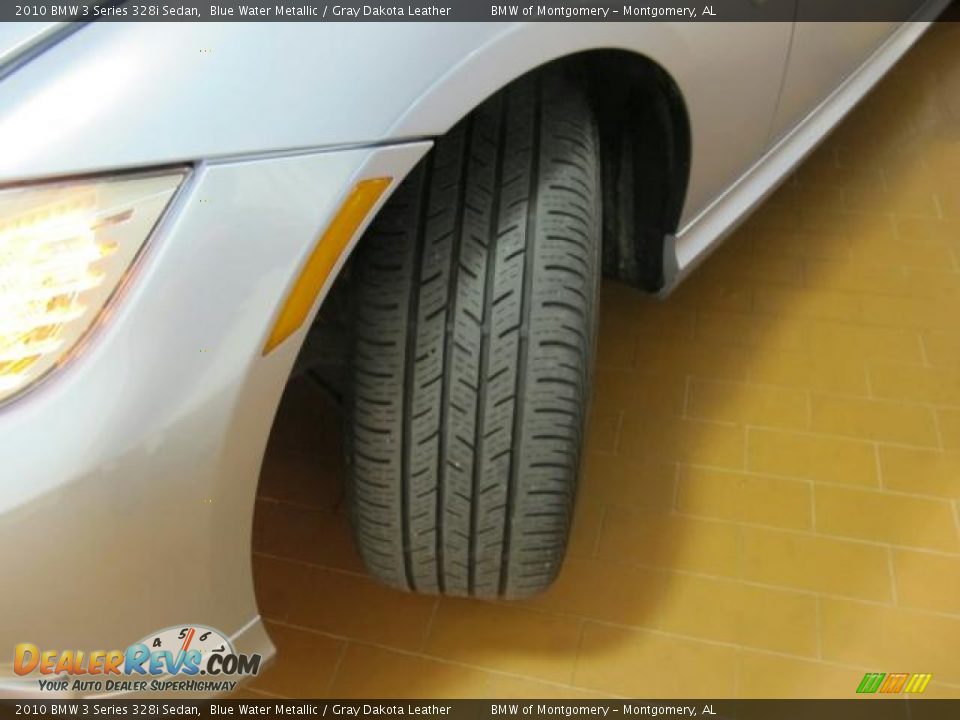 2010 BMW 3 Series 328i Sedan Blue Water Metallic / Gray Dakota Leather Photo #11
