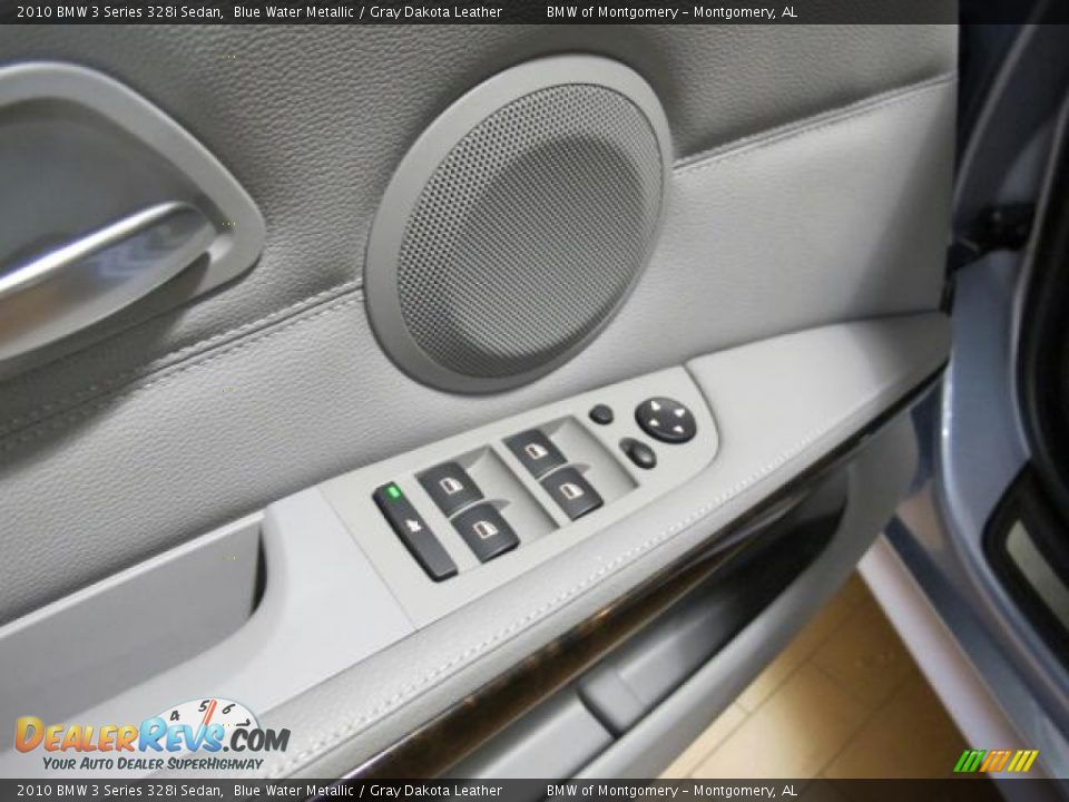 2010 BMW 3 Series 328i Sedan Blue Water Metallic / Gray Dakota Leather Photo #14