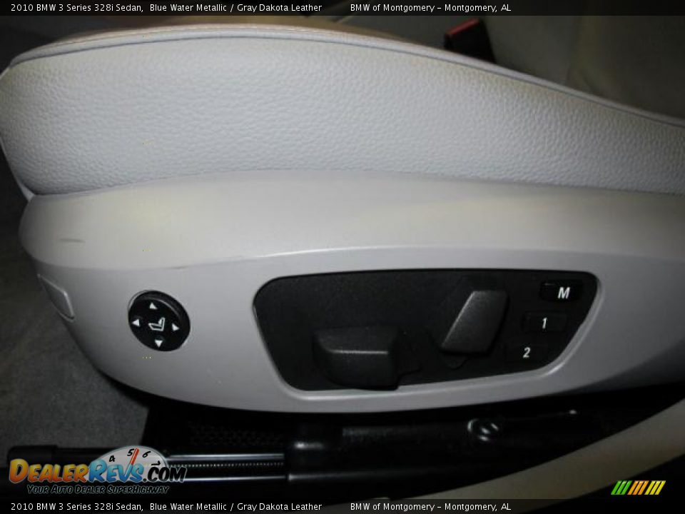 2010 BMW 3 Series 328i Sedan Blue Water Metallic / Gray Dakota Leather Photo #15